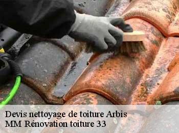 Devis nettoyage de toiture  arbis-33760 MM Rénovation toiture 33