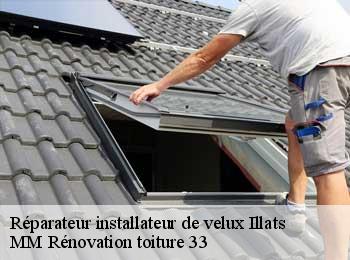Réparateur installateur de velux  illats-33720 MM Rénovation toiture 33