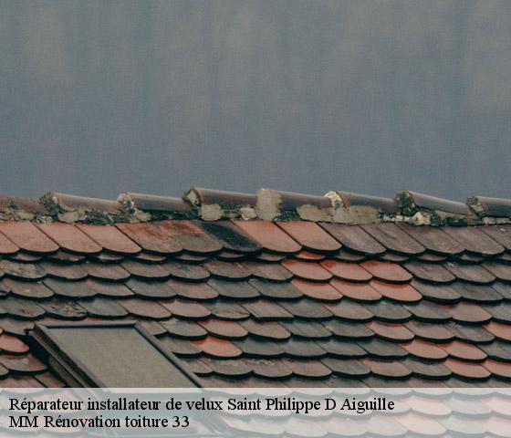 Réparateur installateur de velux  saint-philippe-d-aiguille-33350 MM Rénovation toiture 33