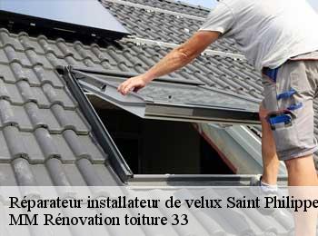 Réparateur installateur de velux  saint-philippe-d-aiguille-33350 MM Rénovation toiture 33