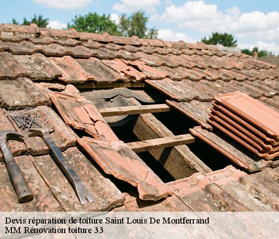 Devis réparation de toiture  saint-louis-de-montferrand-33440 MM Rénovation toiture 33