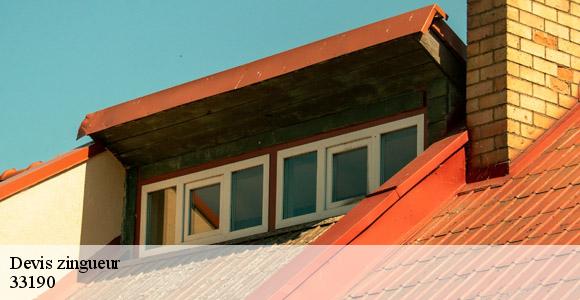Devis zingueur  floudes-33190 MM Rénovation toiture 33