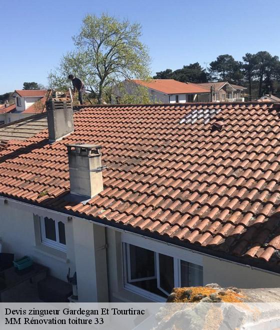 Devis zingueur  gardegan-et-tourtirac-33350 MM Rénovation toiture 33