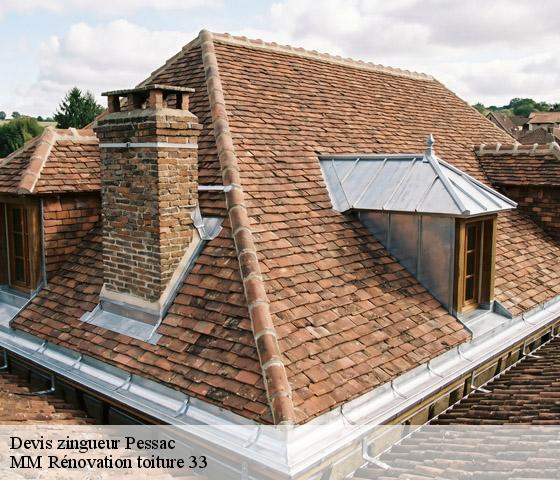 Devis zingueur  pessac-33600 MM Rénovation toiture 33