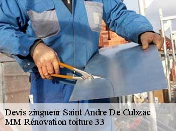 Devis zingueur  saint-andre-de-cubzac-33240 MM Rénovation toiture 33