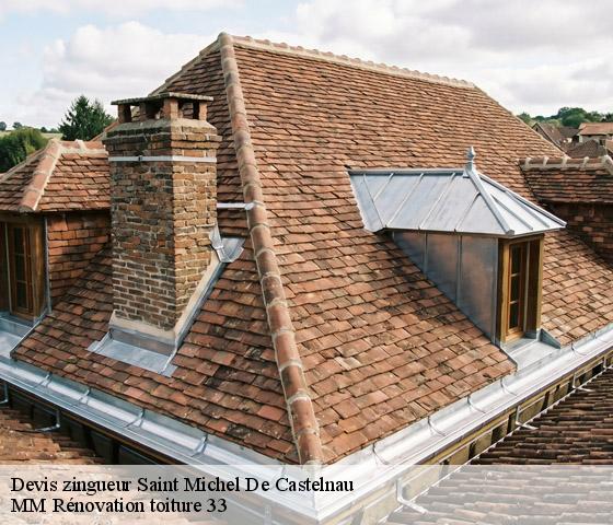 Devis zingueur  saint-michel-de-castelnau-33840 MM Rénovation toiture 33
