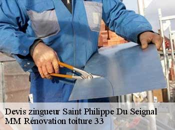 Devis zingueur  saint-philippe-du-seignal-33220 MM Rénovation toiture 33