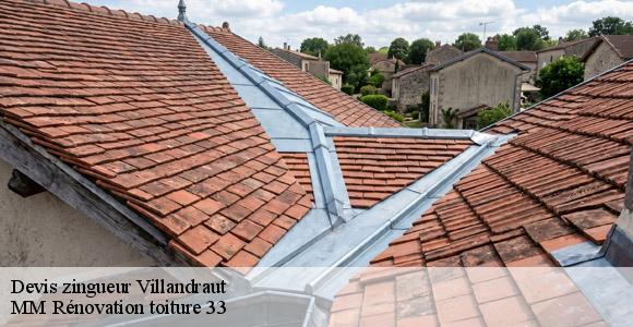 Devis zingueur  villandraut-33730 MM Rénovation toiture 33