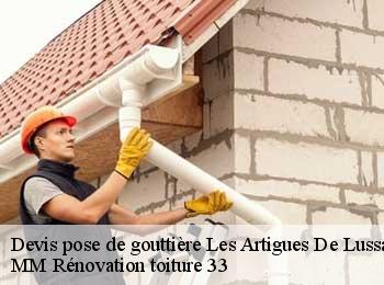 Devis pose de gouttière  les-artigues-de-lussac-33570 MM Rénovation toiture 33