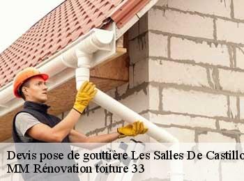 Devis pose de gouttière  les-salles-de-castillon-33350 MM Rénovation toiture 33