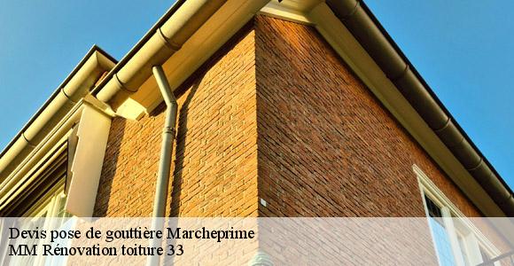 Devis pose de gouttière  marcheprime-33380 MM Rénovation toiture 33