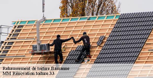 Rehaussement de toiture  bassanne-33190 MM Rénovation toiture 33
