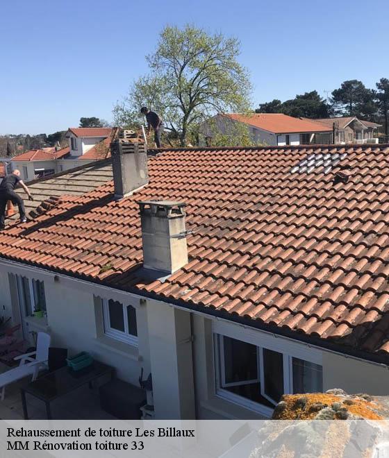 Rehaussement de toiture  les-billaux-33500 MM Rénovation toiture 33