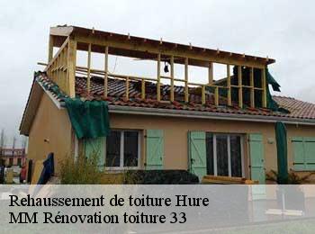 Rehaussement de toiture  hure-33190 MM Rénovation toiture 33