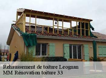 Rehaussement de toiture  leognan-33850 MM Rénovation toiture 33