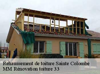 Rehaussement de toiture  sainte-colombe-33350 MM Rénovation toiture 33