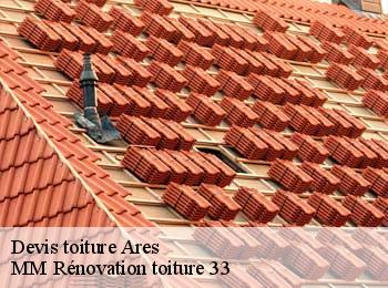 Devis toiture  ares-33740 MM Rénovation toiture 33