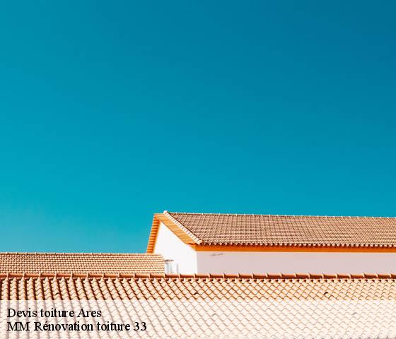 Devis toiture  ares-33740 MM Rénovation toiture 33