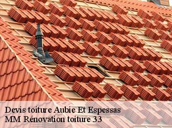 Devis toiture  aubie-et-espessas-33240 MM Rénovation toiture 33