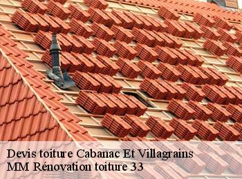 Devis toiture  cabanac-et-villagrains-33650 MM Rénovation toiture 33