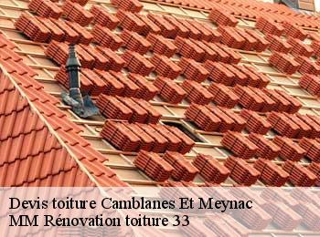 Devis toiture  camblanes-et-meynac-33360 MM Rénovation toiture 33