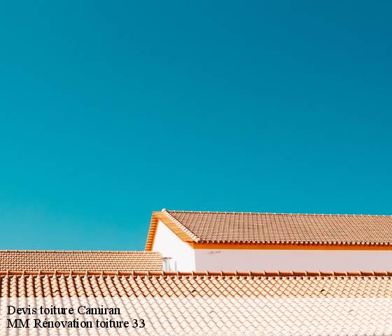 Devis toiture  camiran-33190 MM Rénovation toiture 33