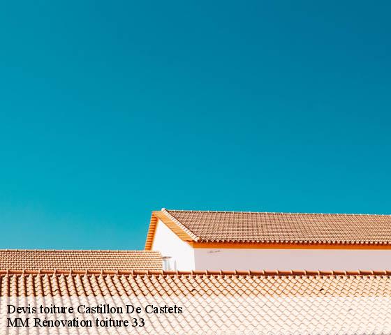 Devis toiture  castillon-de-castets-33210 MM Rénovation toiture 33