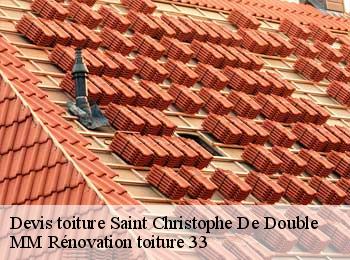 Devis toiture  saint-christophe-de-double-33230 MM Rénovation toiture 33