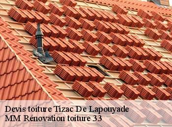 Devis toiture  tizac-de-lapouyade-33620 MM Rénovation toiture 33
