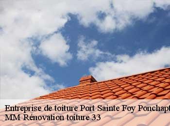 Entreprise de toiture  port-sainte-foy-ponchapt-33220 MM Rénovation toiture 33