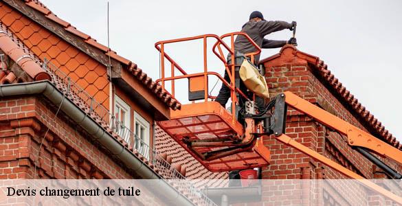 Devis changement de tuile  cadaujac-33140 MM Rénovation toiture 33