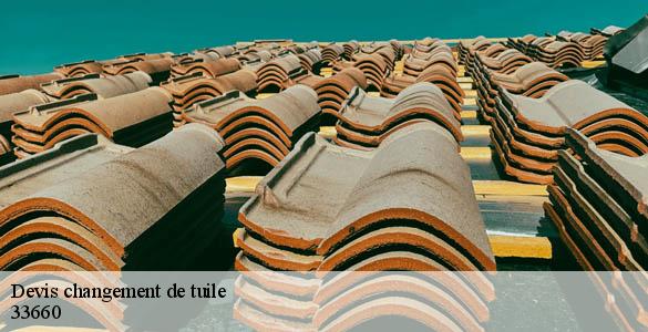 Devis changement de tuile  gours-33660 MM Rénovation toiture 33