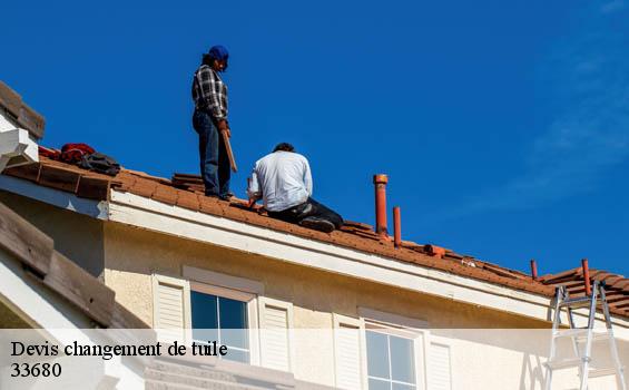 Devis changement de tuile  lacanau-ocean-33680 MM Rénovation toiture 33
