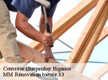 Couvreur charpentier  biganos-33380 MM Rénovation toiture 33