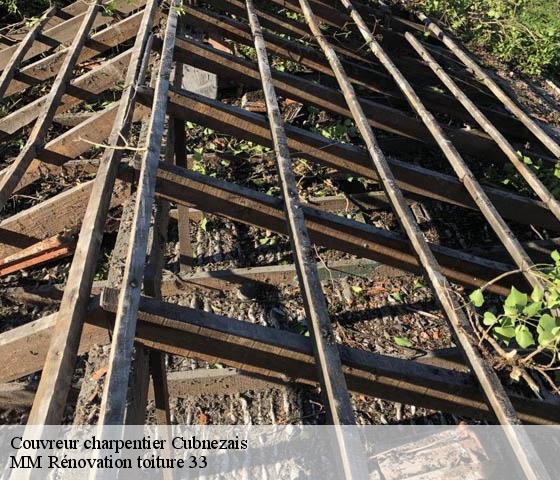 Couvreur charpentier  cubnezais-33620 MM Rénovation toiture 33