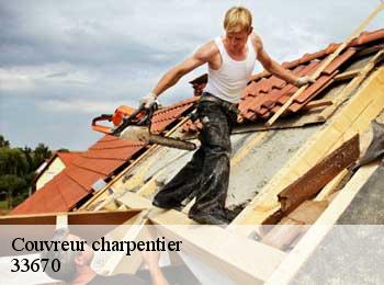 Couvreur charpentier  le-pout-33670 MM Rénovation toiture 33