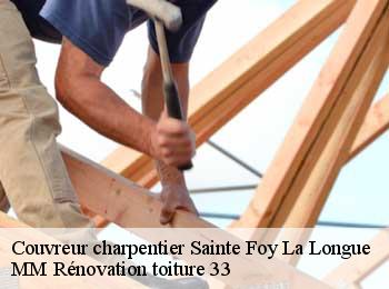 Couvreur charpentier  sainte-foy-la-longue-33490 MM Rénovation toiture 33