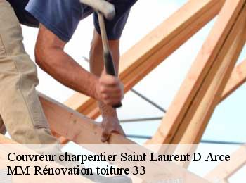 Couvreur charpentier  saint-laurent-d-arce-33240 MM Rénovation toiture 33