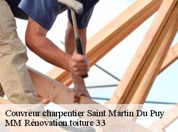 Couvreur charpentier  saint-martin-du-puy-33540 MM Rénovation toiture 33