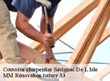 Couvreur charpentier  savignac-de-l-isle-33910 Couverture Mordon