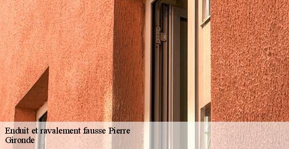Enduit et ravalement fausse Pierre  33 Gironde  MM Rénovation toiture 33