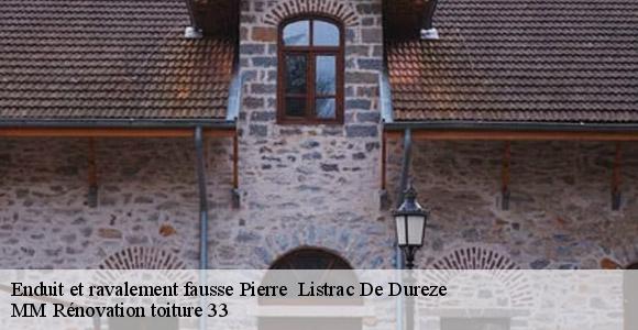 Enduit et ravalement fausse Pierre   listrac-de-dureze-33790 MM Rénovation toiture 33