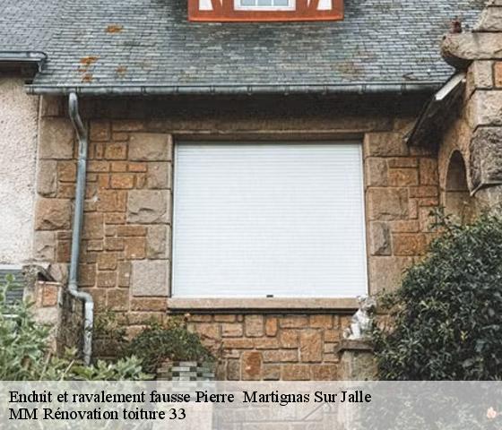 Enduit et ravalement fausse Pierre   martignas-sur-jalle-33127 MM Rénovation toiture 33