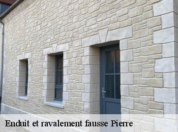 Enduit et ravalement fausse Pierre   tabanac-33550 MM Rénovation toiture 33