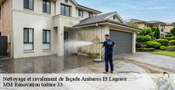 Nettoyage et ravalement de façade  ambares-et-lagrave-33440 MM Rénovation toiture 33