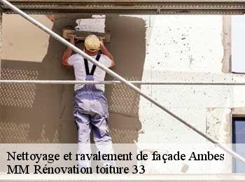 Nettoyage et ravalement de façade  ambes-33810 MM Rénovation toiture 33