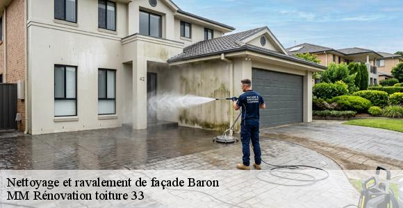 Nettoyage et ravalement de façade  baron-33750 MM Rénovation toiture 33