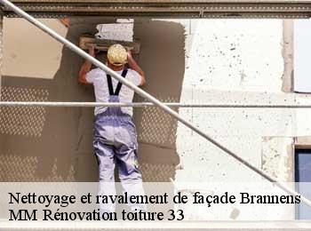 Nettoyage et ravalement de façade  brannens-33124 MM Rénovation toiture 33