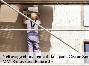 Nettoyage et ravalement de façade  civrac-sur-dordogne-33350 MM Rénovation toiture 33
