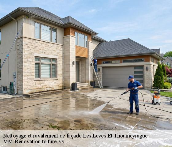 Nettoyage et ravalement de façade  les-leves-et-thoumeyrague-33220 MM Rénovation toiture 33